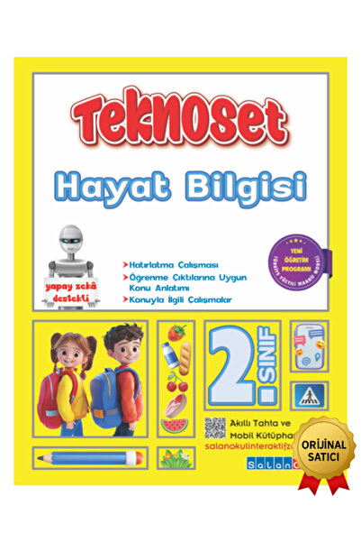RESMİ VE ORİJİNAL SATICI 2. SINIF TEKNOSET HAYAT BİLGİSİ