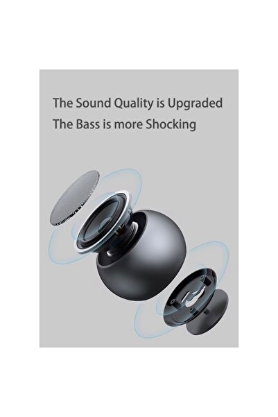 OEM Portable Bluetooth Speaker Mini, Wireless, Round Design, Strong Bass, 400 mAh Battery, 3 hours playback