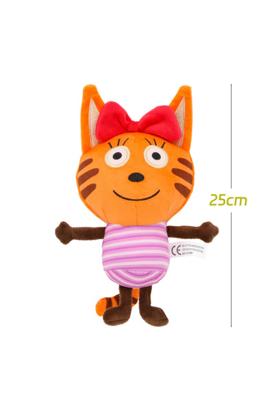 Choice عربة ألعاب قطط صغيرة روسية بطول 25 سم من TpnkoTa، لعبة قطط سعيدة من ال...