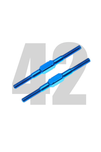 Choice 54250 3x42mm 2PCS 3x18/23/32/42/106 Turnbuckle Shaft Link Rod Set - Upgrade Parts Accessories for Ta