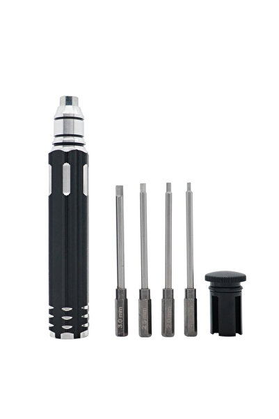 Choice مجموعة أدوات إصلاح مفك براغي سداسي 4 في 1 بمقاس 1.5/2.0/2.5/3.0 مم لطا...