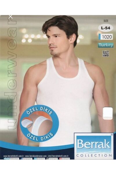 Berrak , Erkek Penye Formalı Atlet 6′lı Paket %100 Cotton 610206