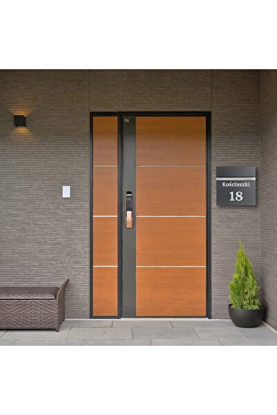 Other Skrzynka pocztowa na listy Norton antracyt z napisami