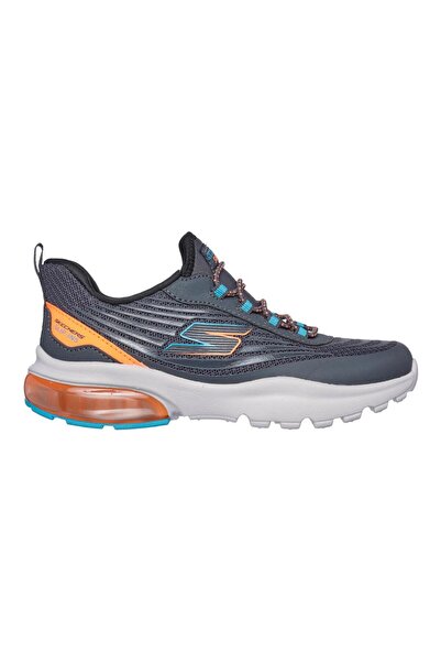 SKECHERS حذاء سهل الارتداء من Razor Air Bold Brisk - رمادي داكن ونعناعي