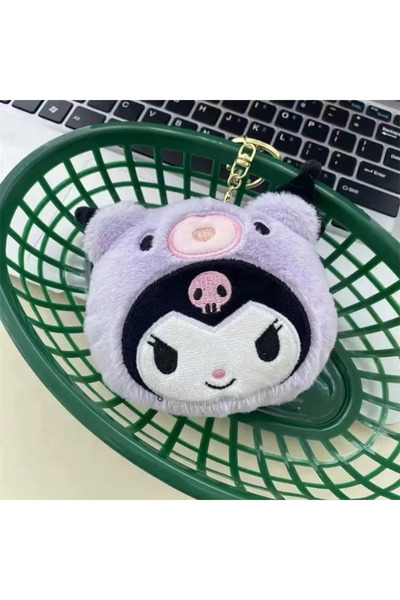 Choice3 B Sanrio Kuromi Plush Keychain Wallet Melody Cinnamoroll Plushies Coi...