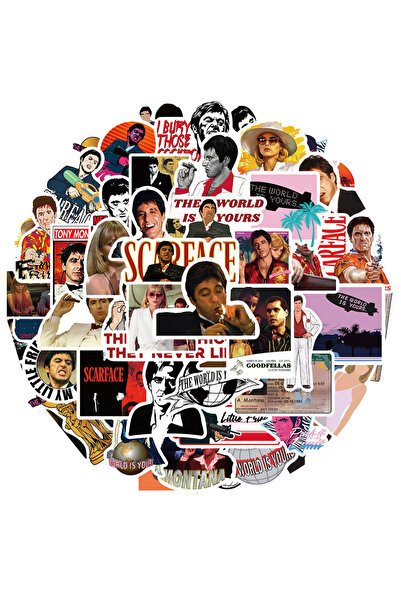 Choice 30 قطعة، 10/30/50 قطعة، ملصقات كرتونية كلاسيكية من فيلم Scarface، يمكن...