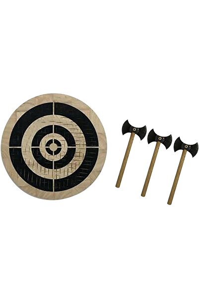 Choice As shown Small Axe Throwing Game With Wooden Target Darts Set Throwing Game Set Outdoor Shooting Exe