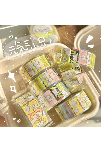 Choice 200PCS 200pcs/Roll Cute Animal Cat Cartoon Stickers Funny MEME Seal La...