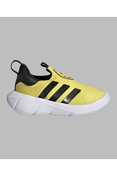 adidas حذاء رياضي Smiley Monofit - أصفر لامع/أسود أساسي