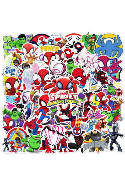 Choice1 50 قطعة 10/30/50 قطعة من ملصقات ديزني سبايدرمان وأصدقائه المذهلين ملص...