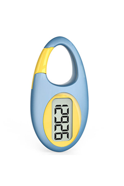 Choice عداد الخطوات الرقمي الصغير من بلو فيتسنت، مزود بمستشعر ثلاثي الأبعاد مع حبل للجري والرياضات الخارجية