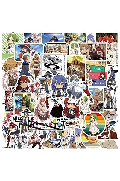 BANDAI DD213-50 قطعة 50 قطعة من ملصقات أنمي موشوكو تينسي: تناسخ العاطلين عن ا...