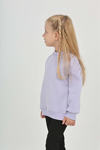 Toontoy Girl's Eva Bow Embroidered Sweatshirt
