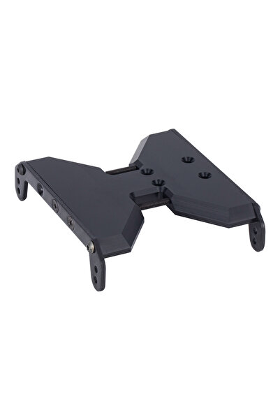 Choice Black 1Pcs Delrin Transmission Plate Carbon Fiber Chassis Skid Plate for 1/10 RC Crawler Axial Scx10