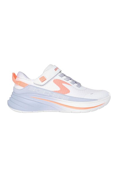 SKECHERS حذاء رياضي Wave 92 بإغلاق فيلكرو - أبيض/خوخي