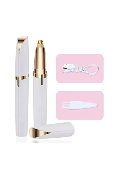 choice2 C536-whlte Electric Eyebrow Trimmer Electric Face Eyebrow Hair Trimme...