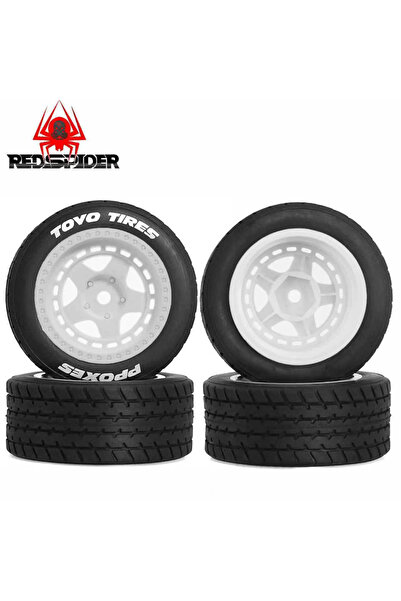 Choice مجموعة عجلات وإطارات سيارة RC W246، 4 قطع، مقاس 60 مم | لـ Tamiya M03 ...