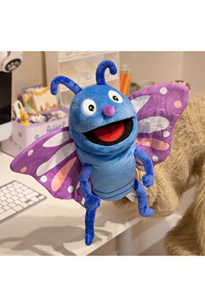 Choice دمية يد على شكل فراشة 30 سم، دمية يد على شكل فراشة 30 سم، دمية حشرات م...