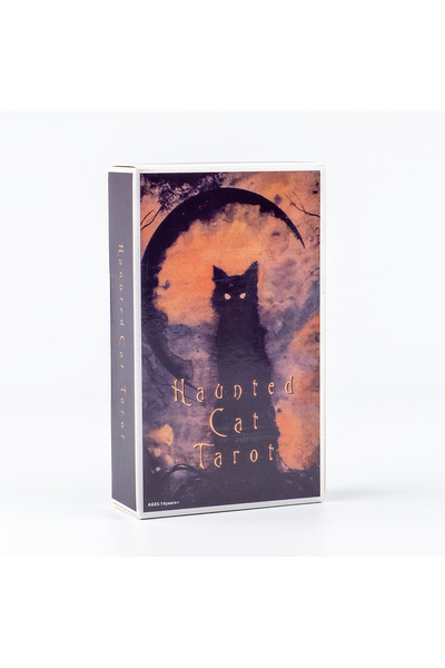 Choice TK72K Haunted Cat Tarot A 78-Card Deck for Family Party Tabletop Games Oracle Set for Precognition