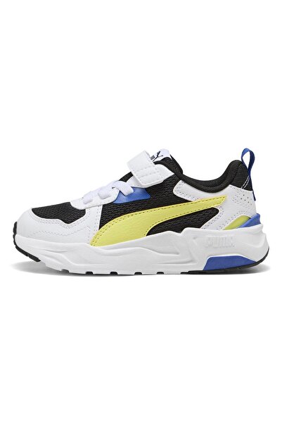 Puma ترينيتي لايت AC+ PS -PUMA أسود-PUMA أبيض-ليمون شربات-أزرق زاهٍ