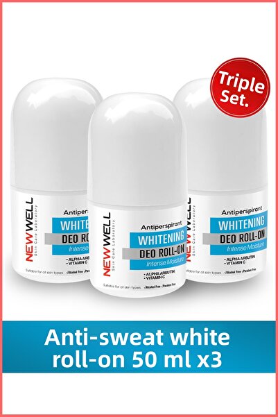 New Well 3 Roll-On-uri Albitoare Anti-Transpirație 50 ml