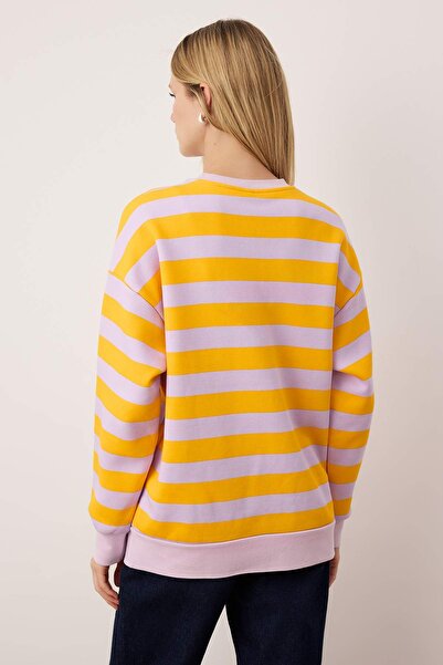 Trendyol Collection Multi-Colored Regular/Normal Fit Knitted Sweatshirt Twoaw26Sw00212