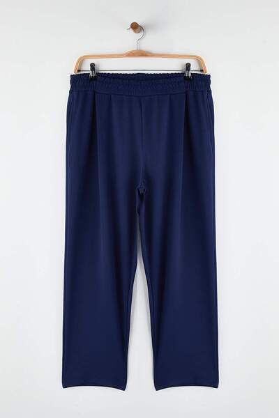 Trendyol Curve Indigo Морква/Carrot Fit Зі шнурком Великий розмір Спортивні штани TBBAW26AJ00008