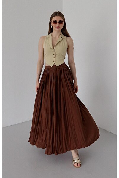 Laluvia Taba színű szoknya