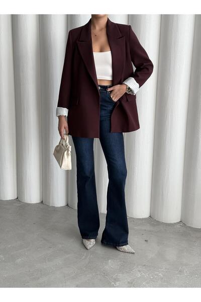 Laluvia Sako s prekríženými rukávmi Plum