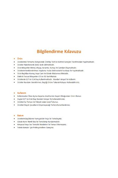 DEDE Dekoratif Krem Rengi Çinili Bakır Sarkıt Avize