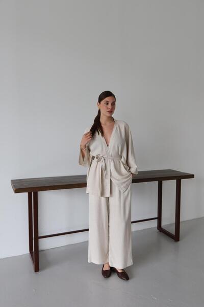 Laluvia Natural Belt Detailed Set