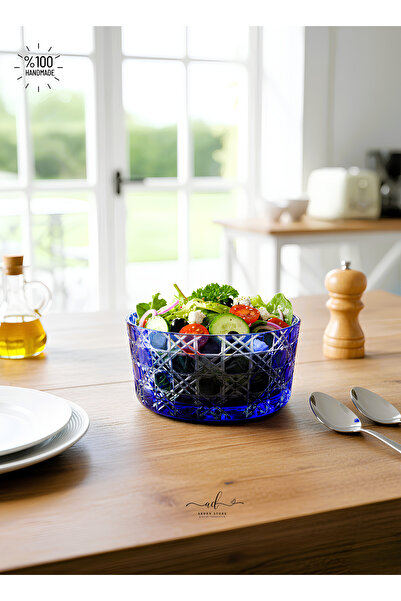 Paşabahçe EL İŞÇİLİĞİ KESME DEKOR UYGULAMA KASE 16 CM