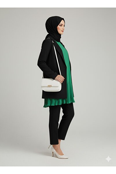 ÇELEBİ STYLE Pleated Sleeveless Dressing