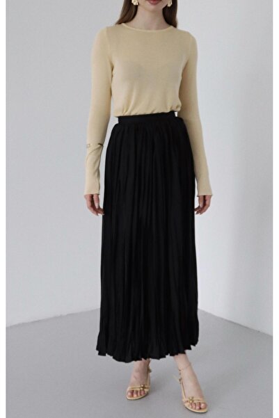 Laluvia Černá krajková sukně