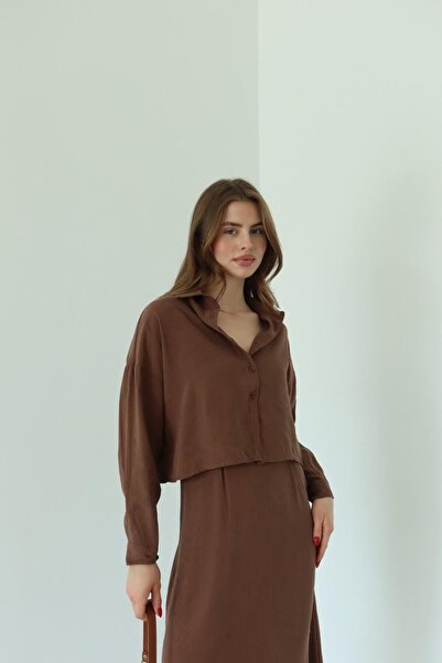 Laluvia Barna modál ingruha szett