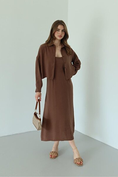 Laluvia Barna modál ingruha szett