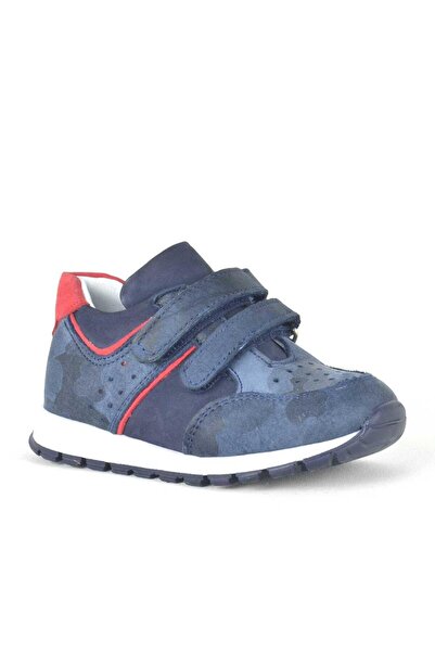 Shoes Center Genuine Leather Navy Blue Anatomical Baby Boy Sports Shoes