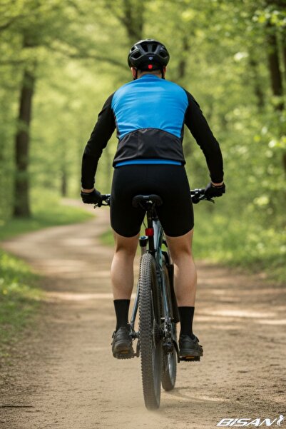 Bisan MTX 7200 Dağ Bisikleti 27,5 Jant Alüminyum 43 Kadro MD 24 Vites Mat Siyah-Mavi