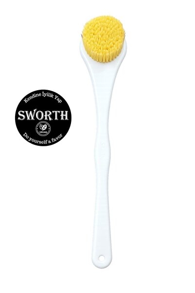 SWORTH PROFESSİONAL SOLİNGEN ŞEKİL فرشاة استحمام للظهر مقاس 45 سم خالية من شع...