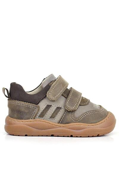 Rakerplus Schaggy Genuine Leather Sand Gray Baby Sneakers