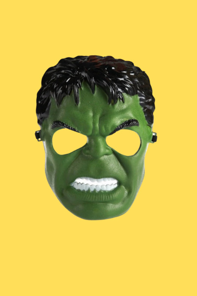 Genel Markalar Yeşil Renk Süper Kahraman Dev Adam Hulk Maskesi