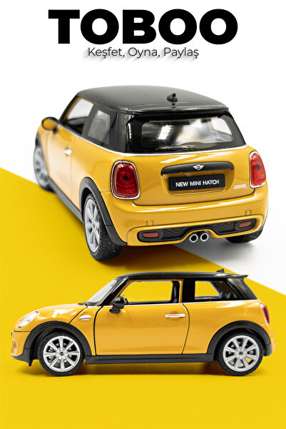 shop New MINI Hatch 1:24 Welly Diecast Metal Model Araba 16cm VolcanicOrange