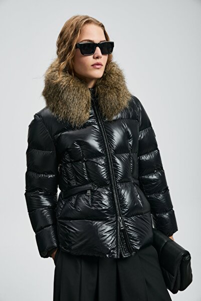 Lufian 122120042 Klemantın Goose down Women's Coat Black