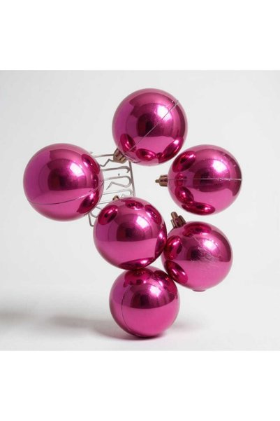 Lider MAGNESİA New Year's and Special Occasions 6 cm Colorful Decorative Ball...