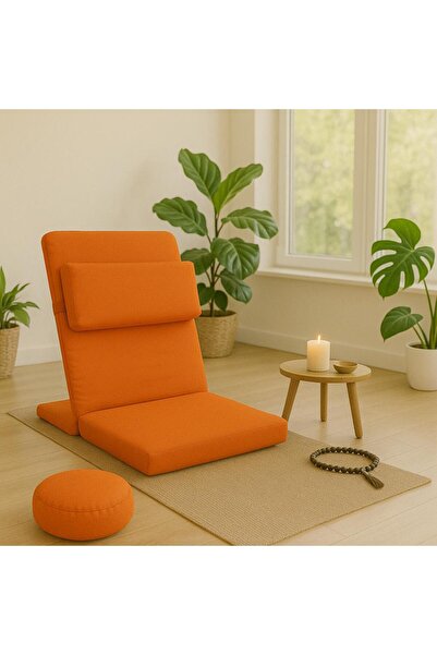 Remege Spor Malzemeleri Ekstra Destek Yastıklı Yoga, Nefes, Meditasyon Sandalyesi Backjack XL Su ve Leke İticili Duck Kumaş