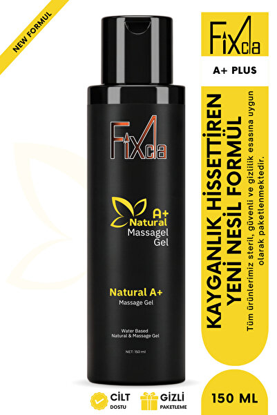 FixCla Natural A+ Kayganlaştırıcı Jel 150 ml – Su Bazlı, Yeni Nesil Formül, A...