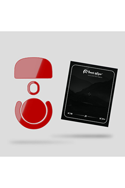 Beast eSpor Mouse Skate Superlight 1 (EDIȚIE ROȘU) 100% Ptfe