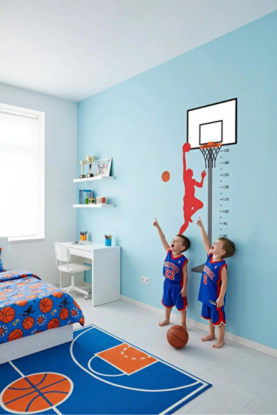 KT Decor Αυτοκόλλητο τοίχου με θέμα το μπάσκετ