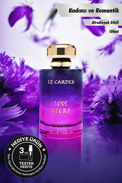 Le Cardes Afrodizyak Etkili - Love Story 100 ml Extrait De Parfum Kadın Parfüm