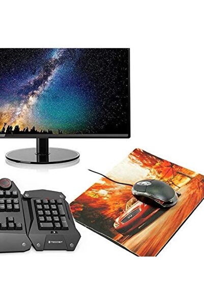 huitich Mini Wired Optical Mouse USB Plug-and-Play, Black